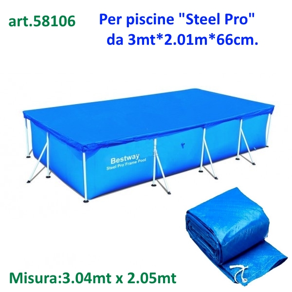 COPERTURA  art:58106   mis.3.04m x 2.05m.