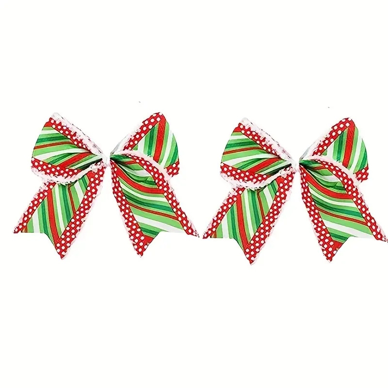 12 Pezzi Fiocchi Natalizi Grandi 15,24 cm   art.880523