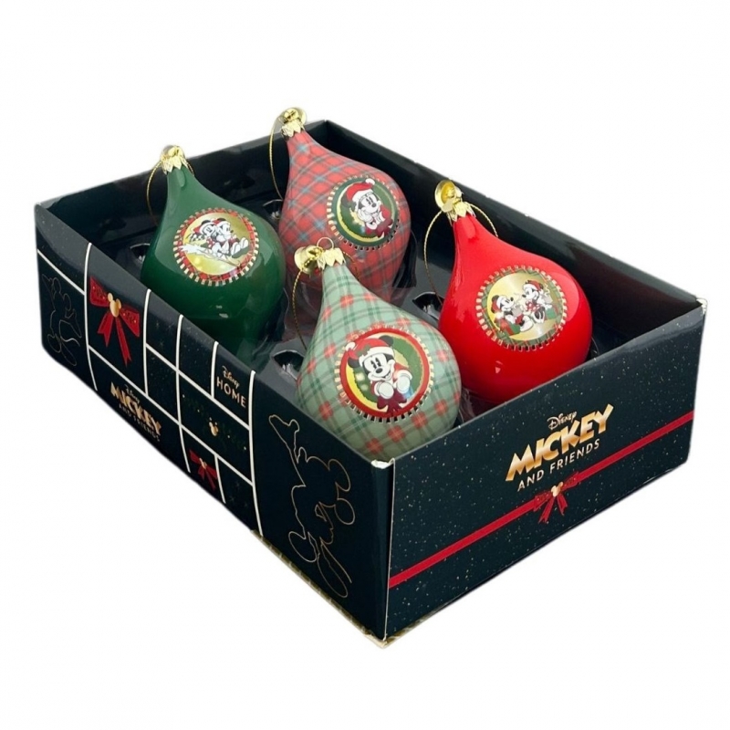 Scatola di palline 4 pezzi Topolino e Minnie DN25217