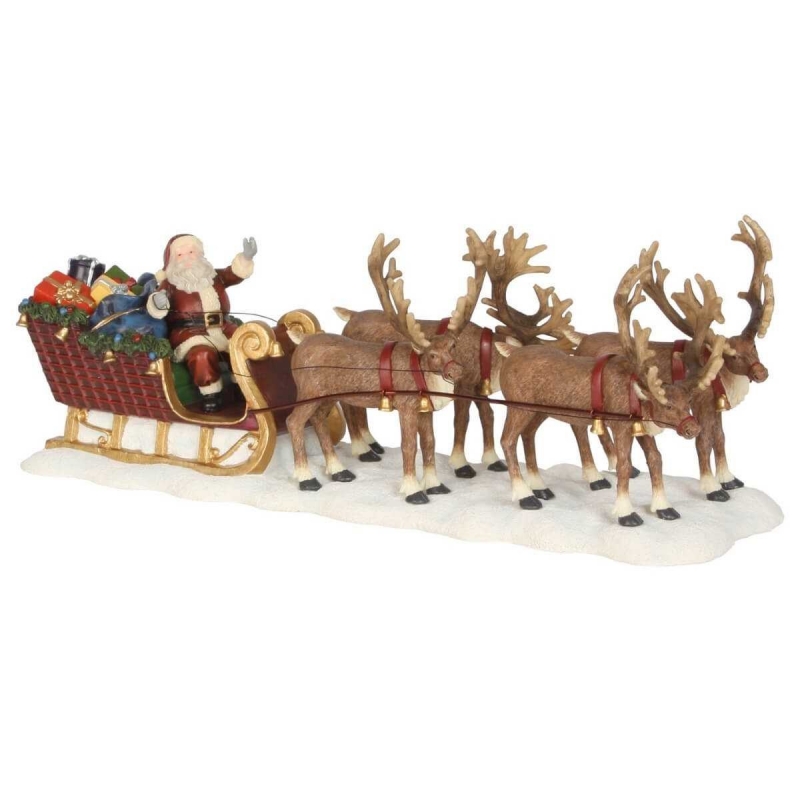 Slitta con renne di Babbo Natale art. 603023