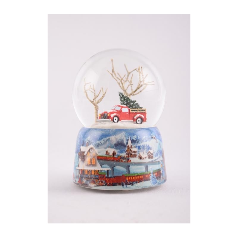 Pickup con Albero di Natale nella palla di neve  62001