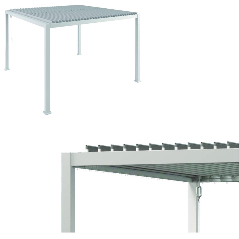 PERGOLA TENERIFE 3x4mt BIANCA M1002-08