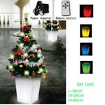VASO A LED 36 X 36 X 44CM  ART: GR 1240