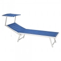 LETTINO PIEGHEVOLE IN ALLUMINIO B0112A BLU